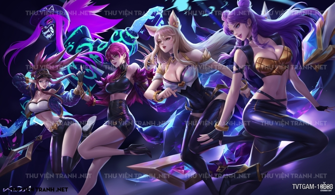 Tranh dán tường quán Game