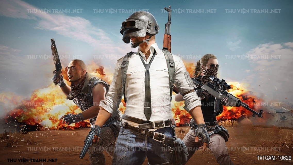 Tranh dán tường quán Game