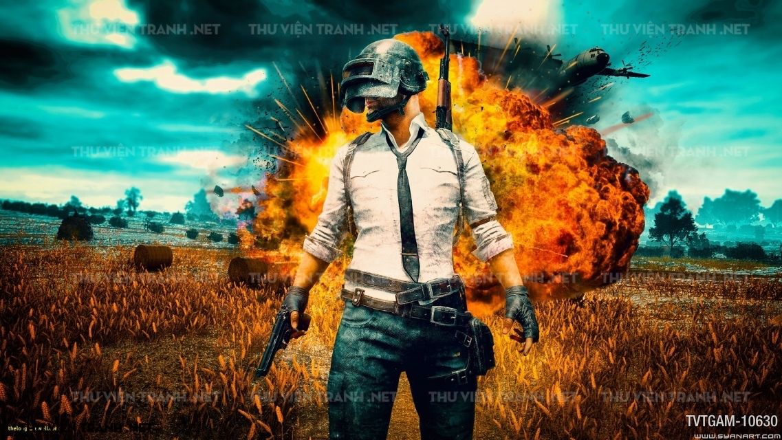 Tranh dán tường quán Game