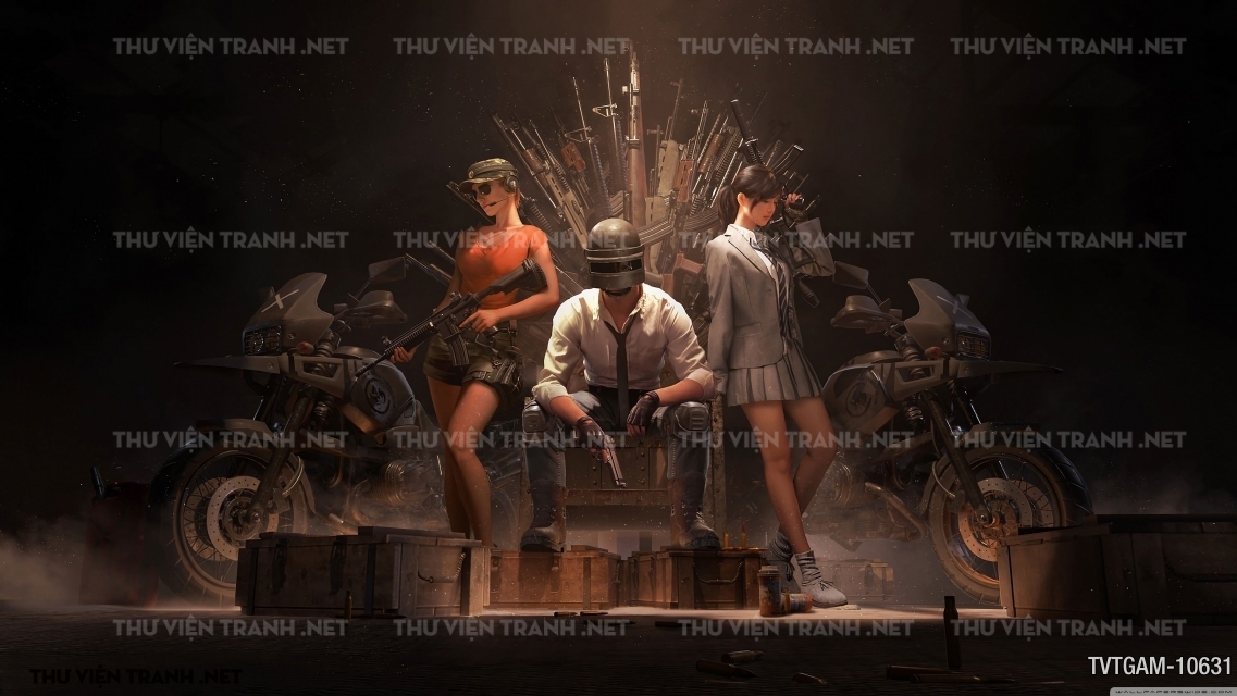 Tranh dán tường quán Game