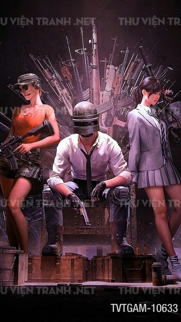 Tranh dán tường quán Game