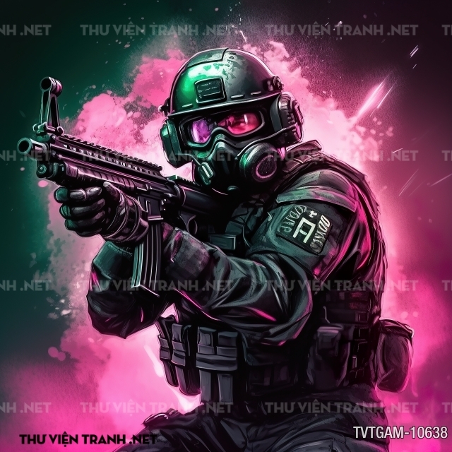 Tranh dán tường quán Game