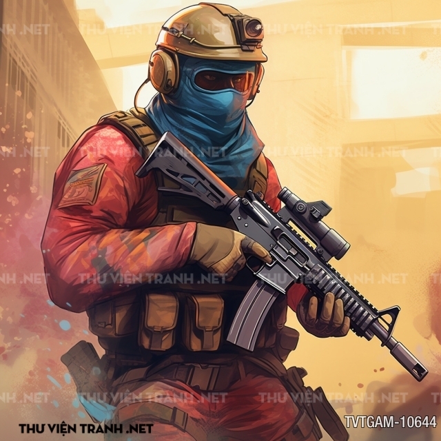 Tranh dán tường quán Game