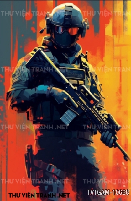 Tranh dán tường dành cho Quán Game