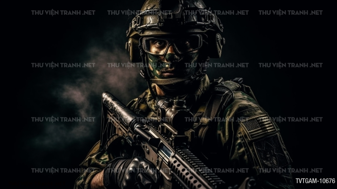 tranh dán tường game counter strike
