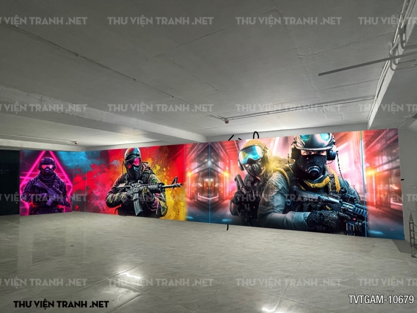 Tranh dán tường dành cho Quán Game
