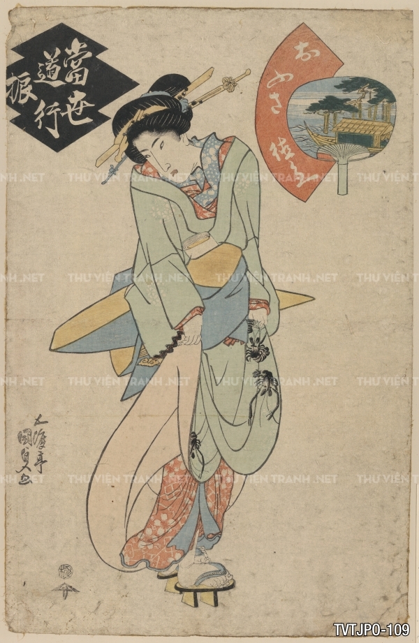Tranh khắc gỗ- Ukiyo-e Tranh cổ Nhật Bản