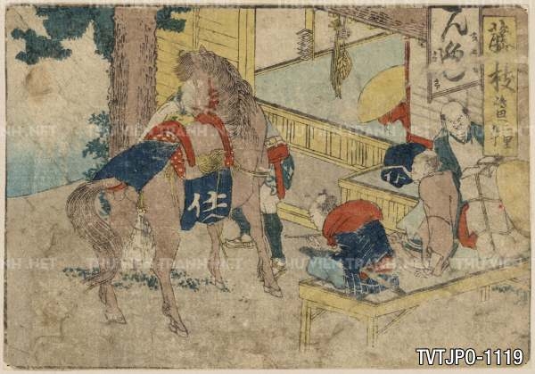 Tranh Nhật Bản  cổ Ukiyo-e -Ancient Japanese woodblock prints.