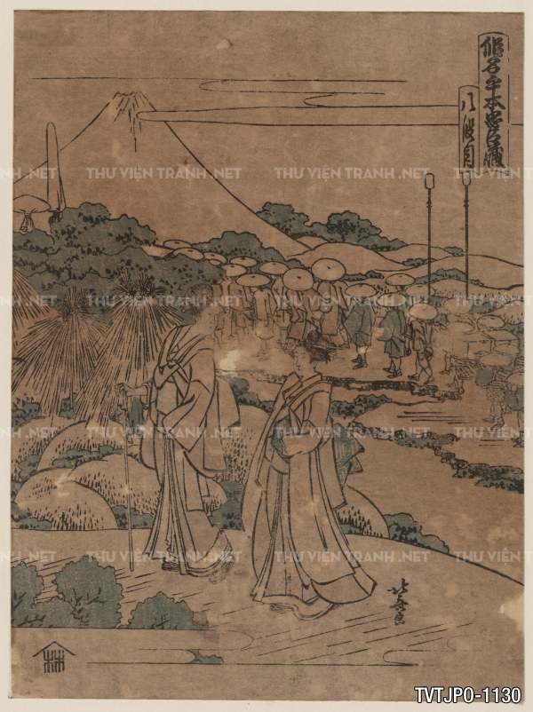 Tranh Nhật Bản  cổ Ukiyo-e -Ancient Japanese woodblock prints.