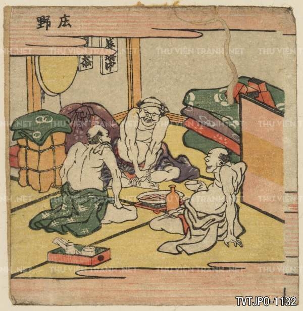 Tranh Nhật Bản  cổ Ukiyo-e -Ancient Japanese woodblock prints.