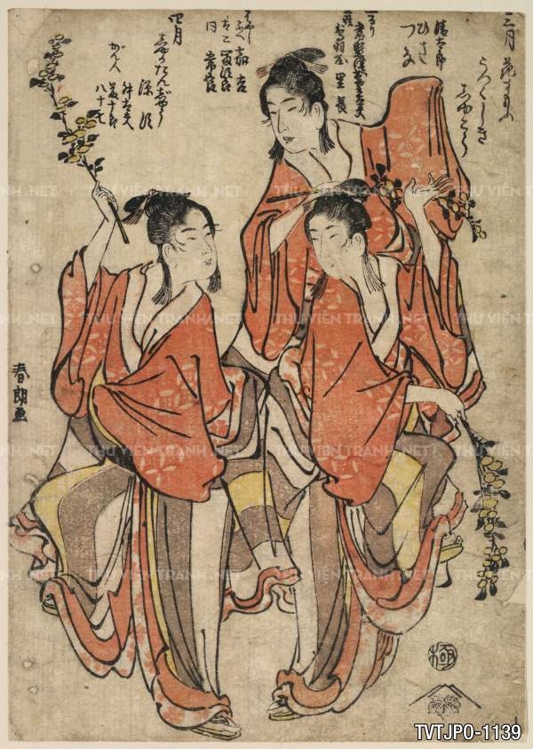 Tranh Nhật Bản  cổ Ukiyo-e -Ancient Japanese woodblock prints1
