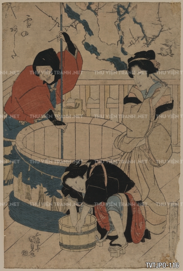 Tranh khắc gỗ- Ukiyo-e Tranh cổ Nhật Bản