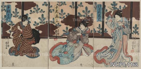 Tranh Nhật Bản  cổ Ukiyo-e -Ancient Japanese woodblock prints1