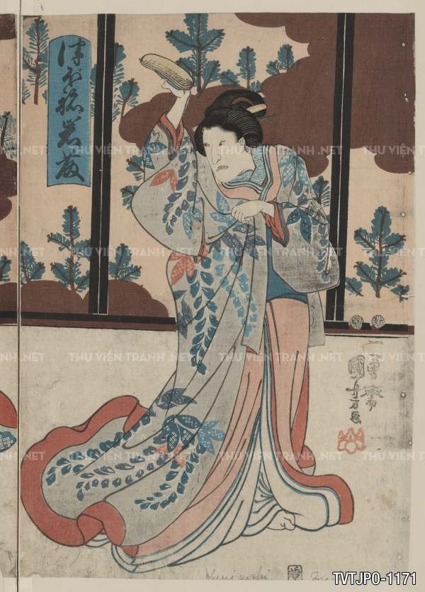 Tranh Nhật Bản  cổ Ukiyo-e -Ancient Japanese woodblock prints1