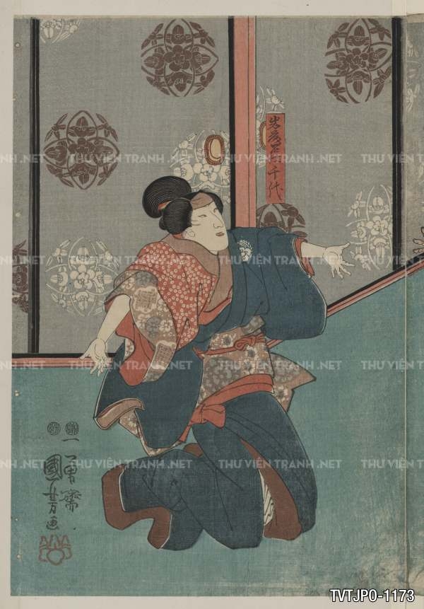 Tranh Nhật Bản  cổ Ukiyo-e -Ancient Japanese woodblock prints1