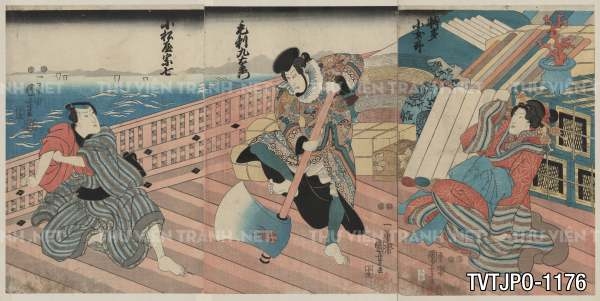 Tranh Nhật Bản  cổ Ukiyo-e -Ancient Japanese woodblock prints1