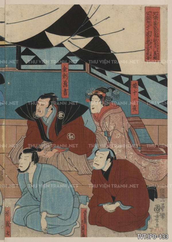 Tranh khắc gỗ- Ukiyo-e Tranh cổ Nhật Bản