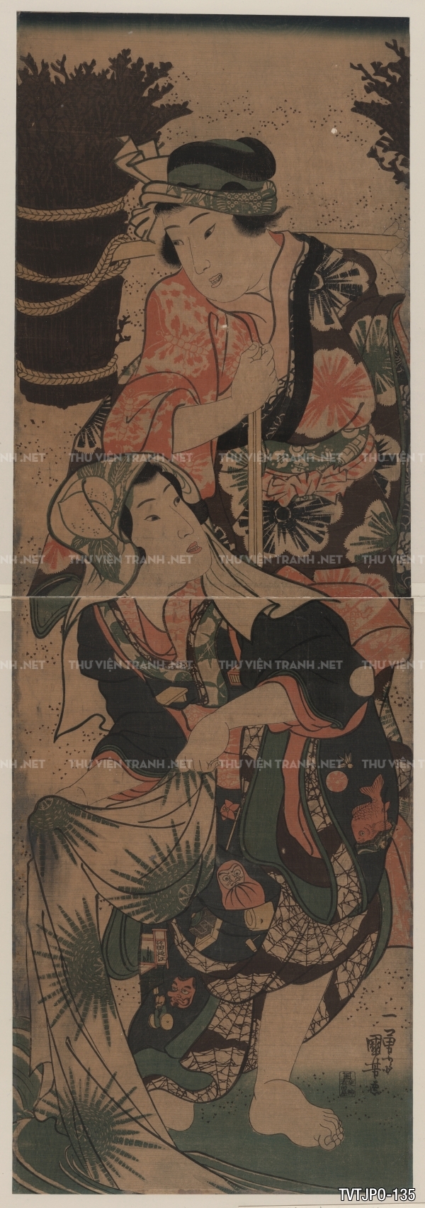 Tranh khắc gỗ- Ukiyo-e Tranh cổ Nhật Bản