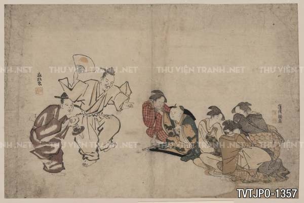 Tranh Nhật Bản  cổ Ukiyo-e -Ancient Japanese woodblock prints3