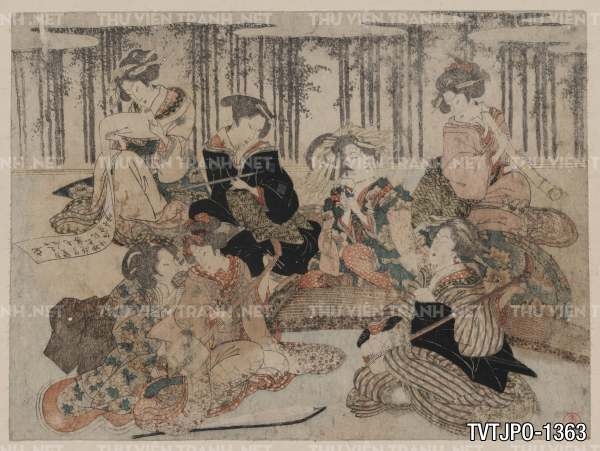 Tranh Nhật Bản  cổ Ukiyo-e -Ancient Japanese woodblock prints 4