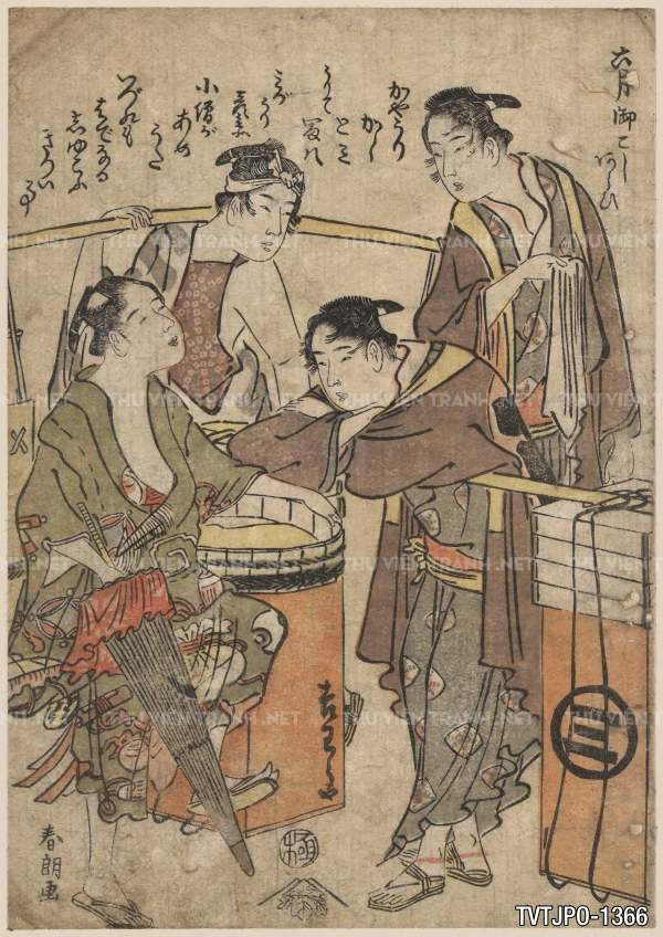 Tranh Nhật Bản  cổ Ukiyo-e -Ancient Japanese woodblock prints 4
