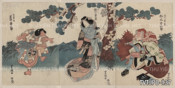 Tranh khắc gỗ- Ukiyo-e Tranh cổ Nhật Bản