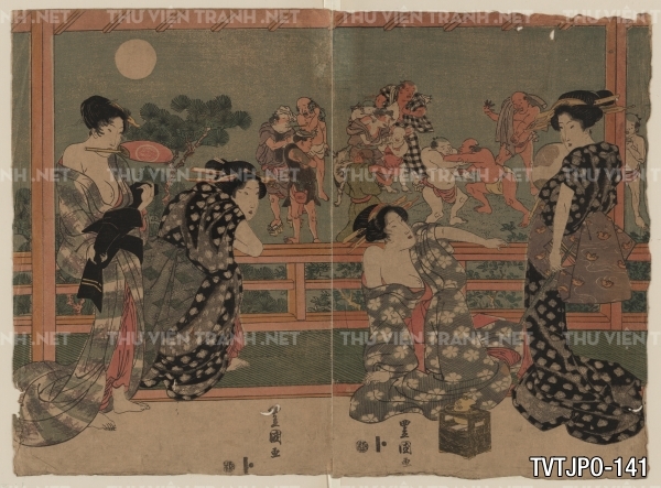 Tranh khắc gỗ- Ukiyo-e Tranh cổ Nhật Bản