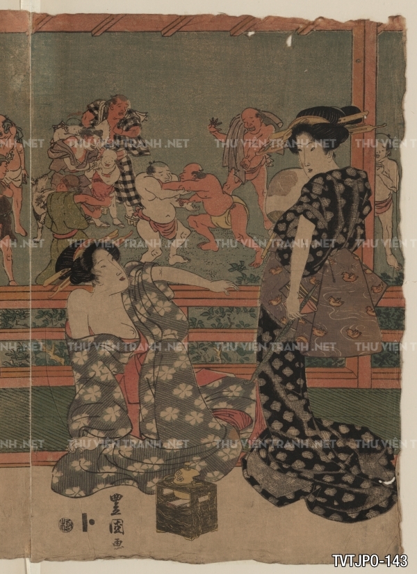 Tranh khắc gỗ- Ukiyo-e Tranh cổ Nhật Bản