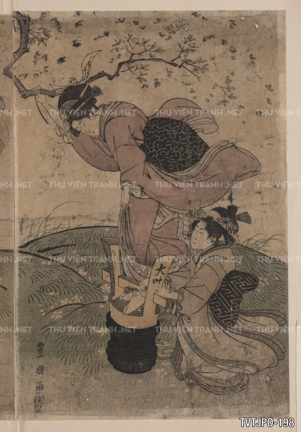 Tranh khắc gỗ Ukiyoe - Tranh cổ Nhật Bản