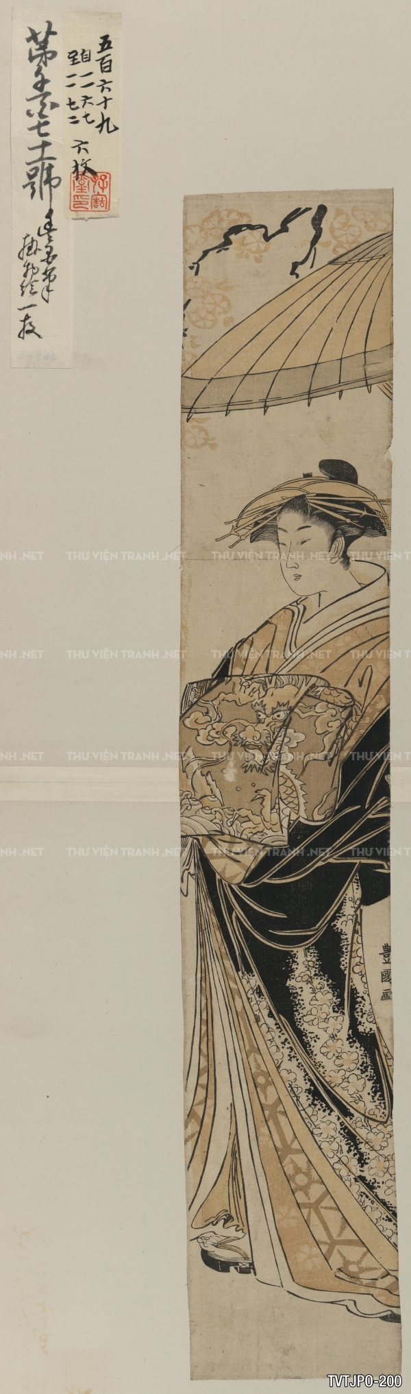 Tranh khắc gỗ Ukiyoe - Tranh cổ Nhật Bản