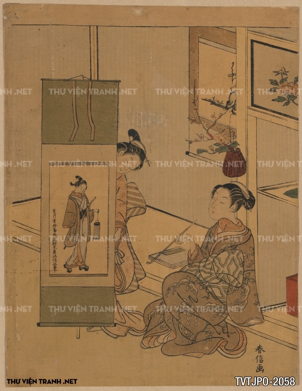 Tranh Nhật Bản  cổ Ukiyo-e -Ancient Japanese woodblock prints8