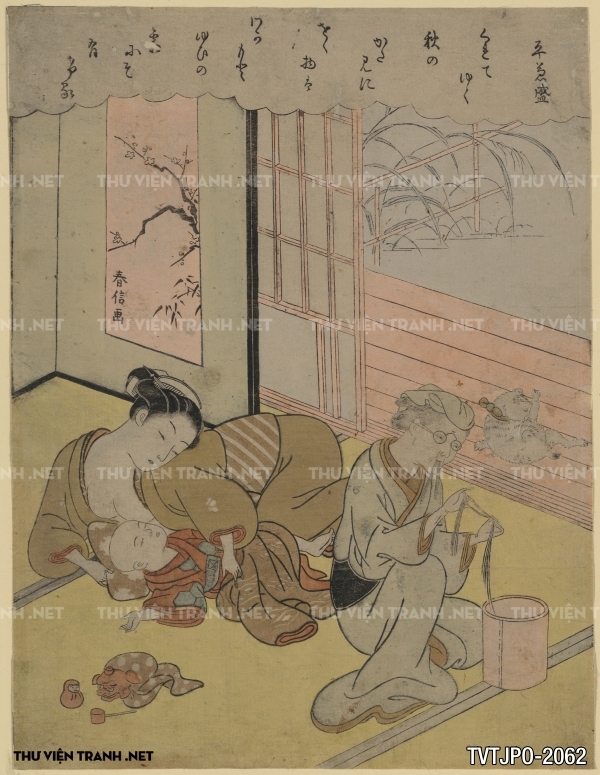 Tranh Nhật Bản  cổ Ukiyo-e -Ancient Japanese woodblock prints8