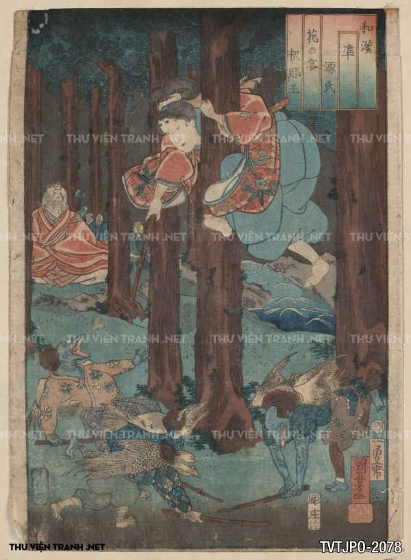 Tranh Nhật Bản  cổ Ukiyo-e -Ancient Japanese woodblock prints8