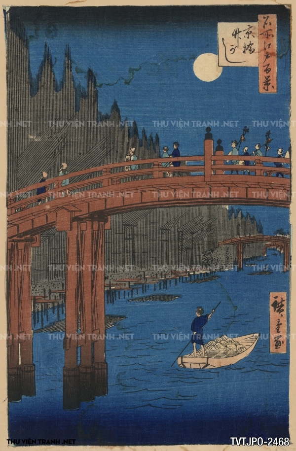 Tranh Nhật cổ vẽ tay Ukiyo-e 2