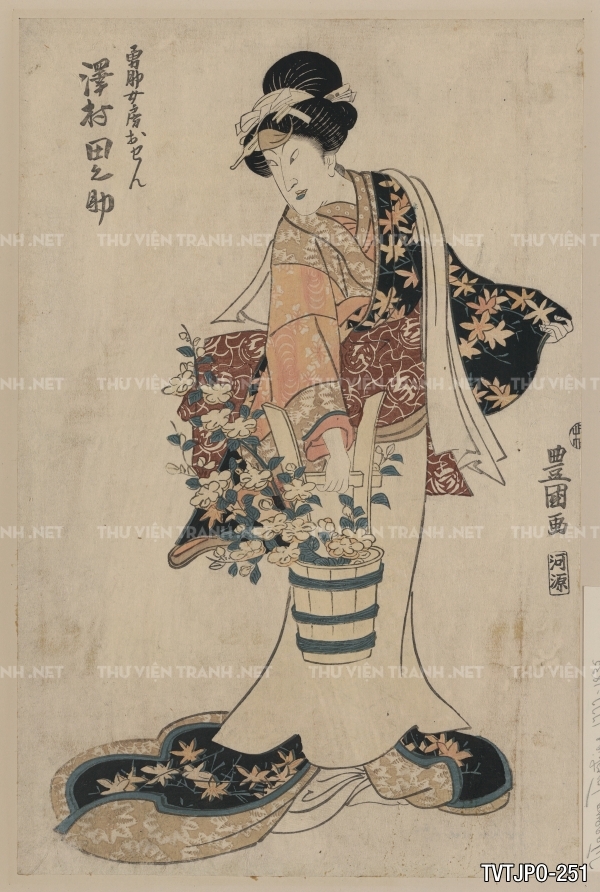 Tranh cổ Nhật bản Ukiyo-e- Tranh khắc gỗ