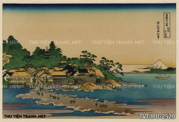 Tranh Nhật cổ vẽ tay Ukiyo-e  2