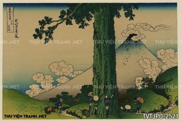 Tranh Nhật cổ vẽ tay Ukiyo-e 2