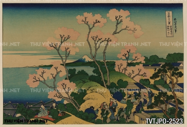 Tranh Nhật cổ vẽ tay Ukiyo-e 2