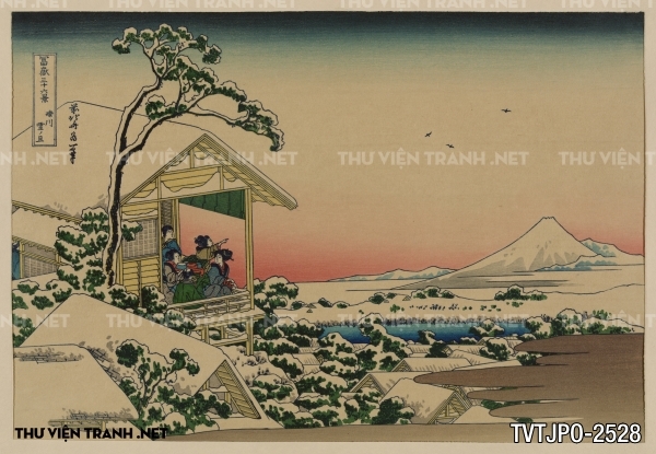 Tranh Nhật cổ vẽ tay Ukiyo-e 2