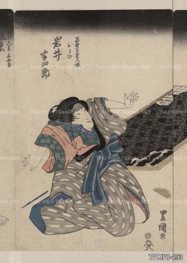 Tranh cổ Nhật bản Ukiyo-e- Tranh khắc gỗ