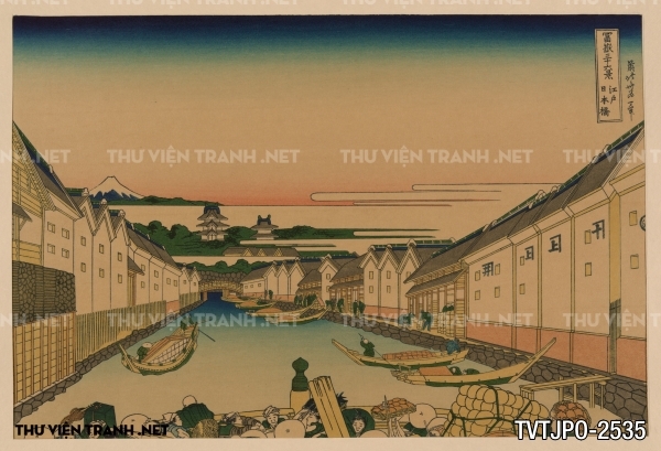 Tranh Nhật cổ vẽ tay Ukiyo- e 2