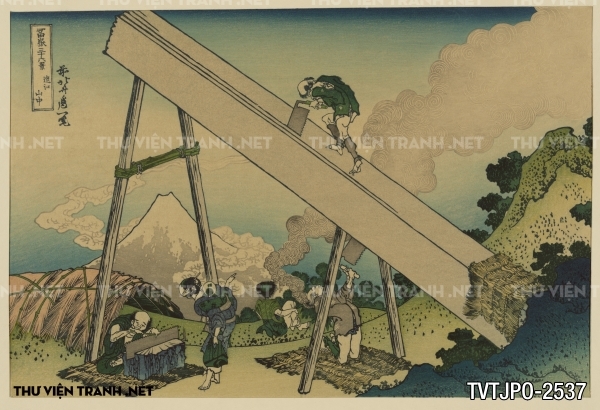 Tranh Nhật cổ vẽ tay Ukiyo-e 2