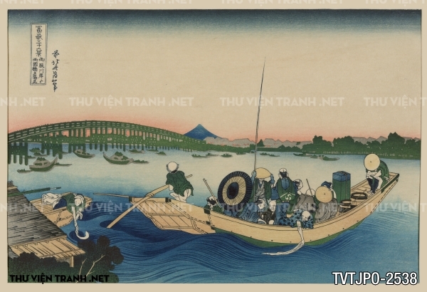 Tranh Nhật cổ vẽ tay Ukiyo-e 2