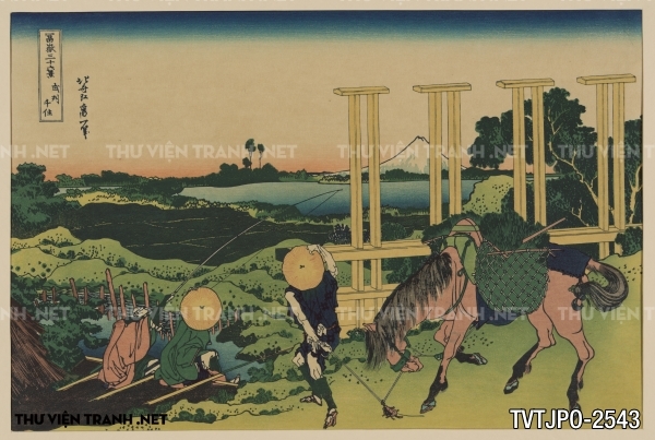 Tranh Nhật cổ vẽ tay Ukiyo-e 2