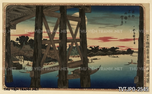 Tranh Nhật cổ vẽ tay Ukiyo-e 2