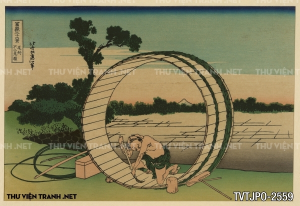 Tranh Nhật cổ vẽ tay Ukiyo-e 2