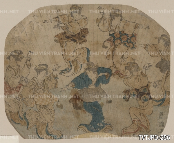 Tranh cổ Nhật bản Ukiyo-e- Tranh khắc gỗ
