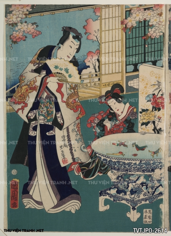 Tranh Ukiyo-e Nhật Bản cổ về cuộc sống người Nhật xưa