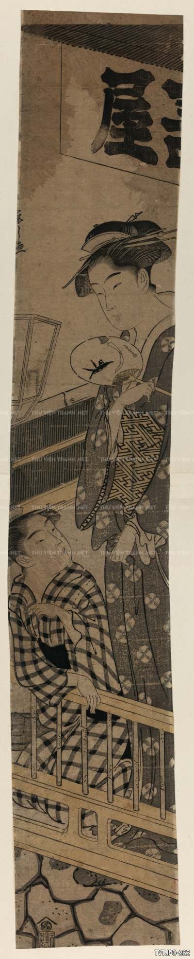 Tranh cổ Nhật bản Ukiyo-e- Tranh khắc gỗ