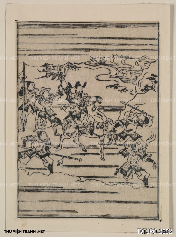 Tranh Nhật cổ vẽ tay Ukiyo-e 3